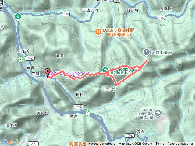 石碇老街出發（西峰-東峰-小粗坑補給）預覽圖