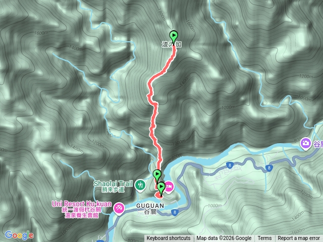 20250110谷關七雄波津加山⛰️預覽圖