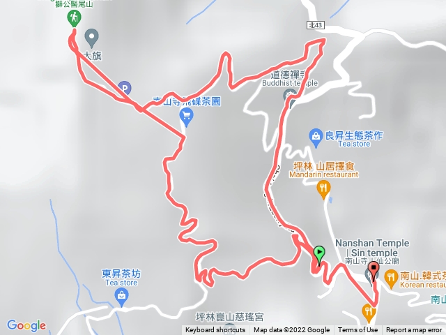南山步道 獅公髻尾山步道