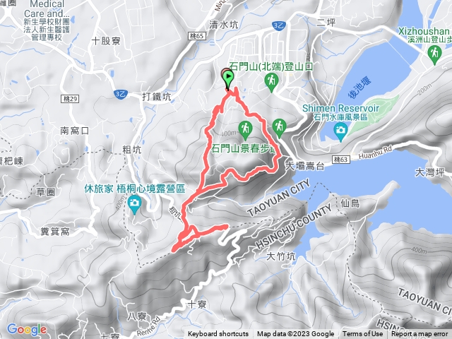 石門山、大竹坑山健行