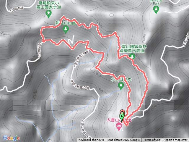 大雪山木馬古道