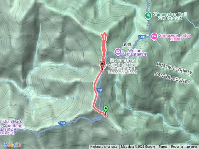合歡南峰主峰步道