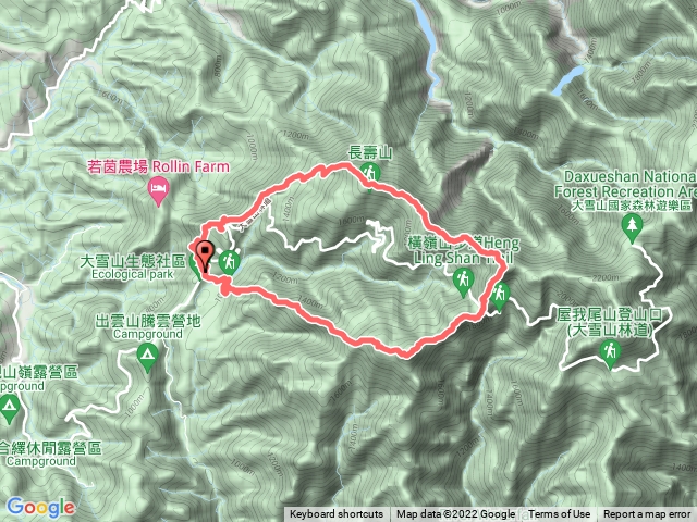 20220126鳶嘴西稜環走鳶嘴山沙蓮山