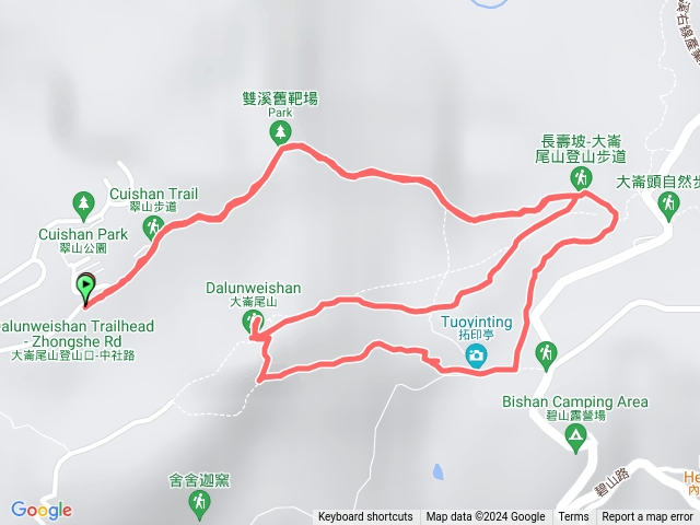 翠山步道、大崙尾山