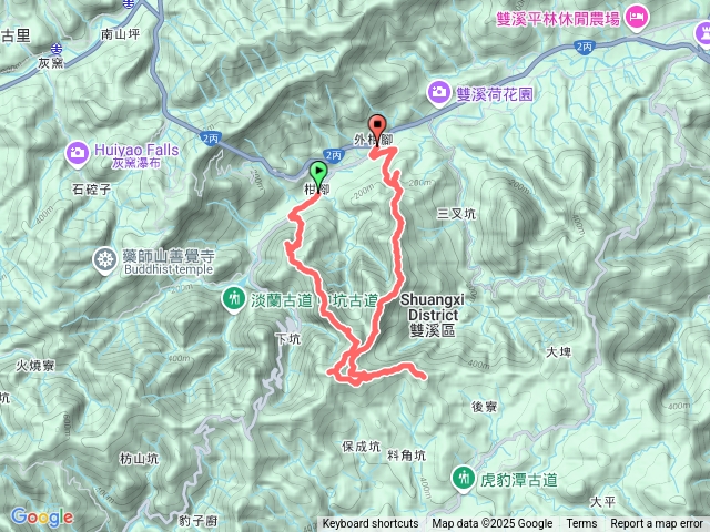 四柑腳山縱走: 柑腳城山-柑腳山-東柑腳山-外柑腳山