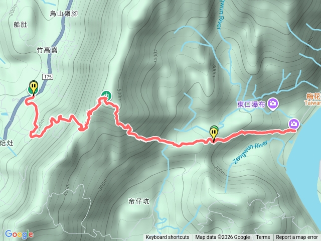 烏山嶺水利古道東西縱走預覽圖