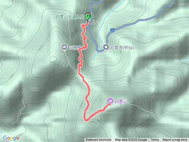 高雄甲仙小百岳 白雲山預覽圖