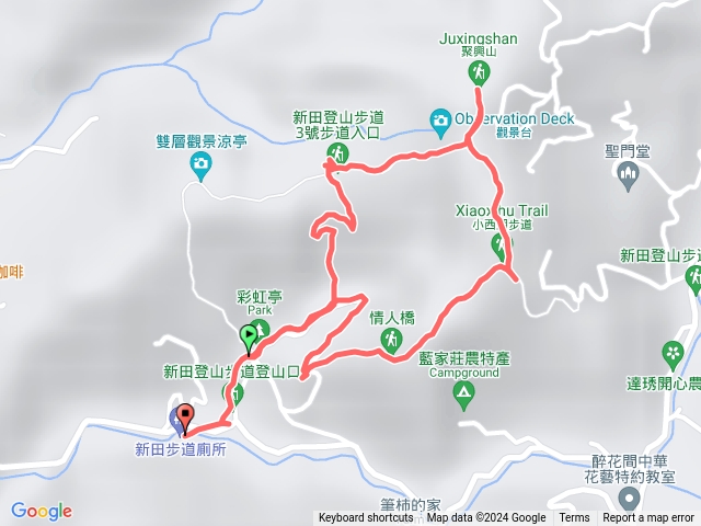 新田山步道 2上3下
