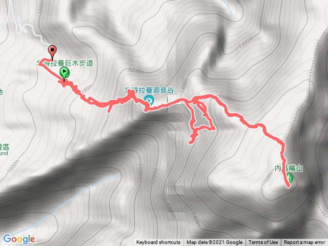 北得拉曼內鳥嘴山來回