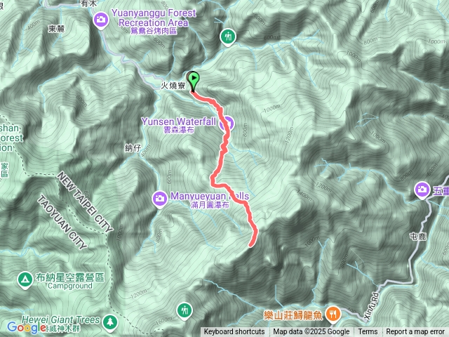 樂佩山（秘境瀑布、阿花瀑布 路線）