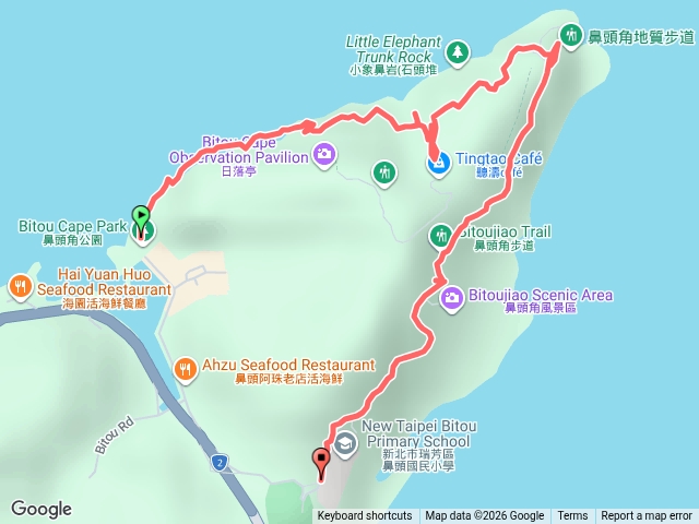 鼻頭角海蝕洞岩稜腰繞燈塔聽濤預覽圖