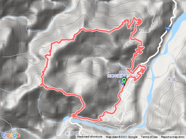 佐米縱走O型20210828
