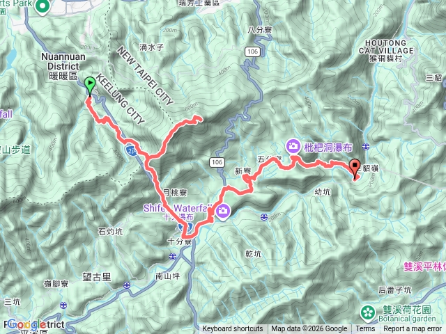 暖暖 - 五分山 - 十分 - 五分寮 - 三貂嶺預覽圖
