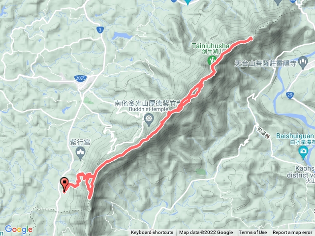 20221024台南烏山縱走(王爺崙山-孟璋山）