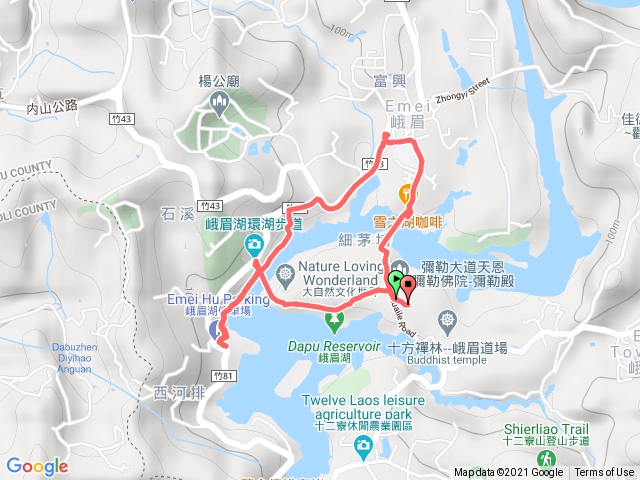 峨眉湖環湖步道