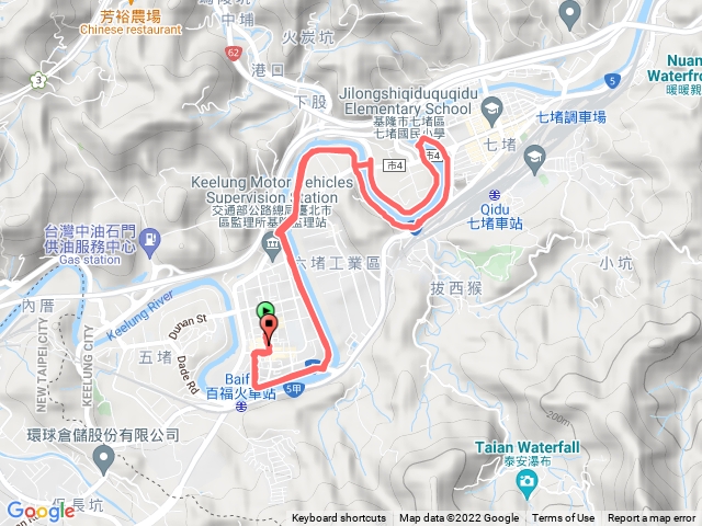 百福七堵雨中漫步