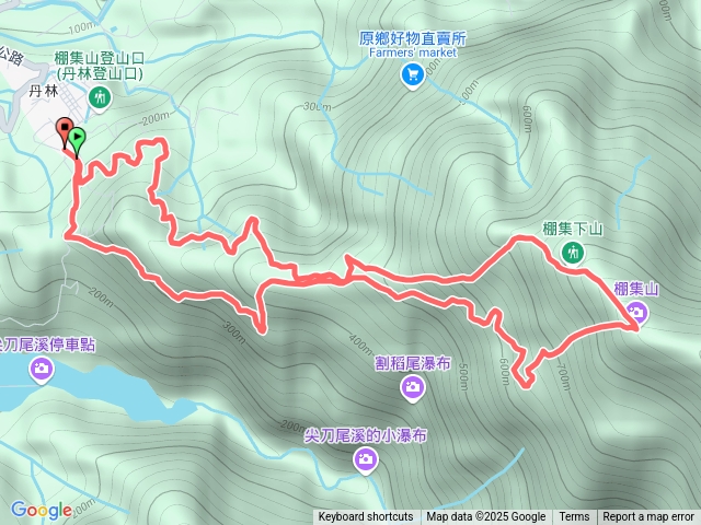 20250111~棚集山-棚集下山步道A上B下健走預覽圖