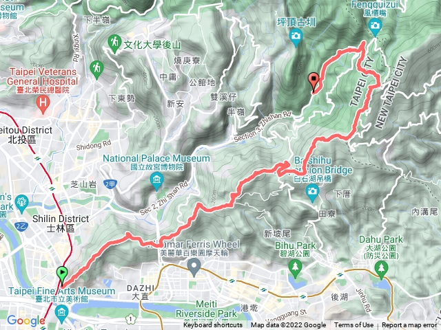 台北大縱走（第五段第四段部分）