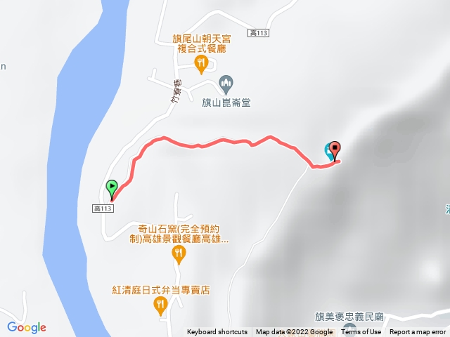 旗尾山第三登山口_折返