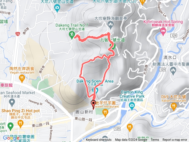 大坑九之一順時上六號登山口下九