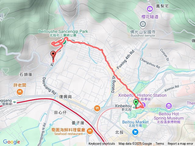 北投社三層崎花海