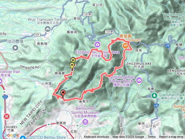 大屯山大o繞（貴子坑向天山面天山大屯中正）