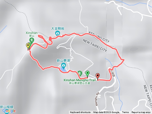 20231208-夢湖 新山 大金剛岩 正門進 後方小路返回