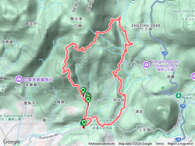 北投十八份中正山大圈走預覽圖