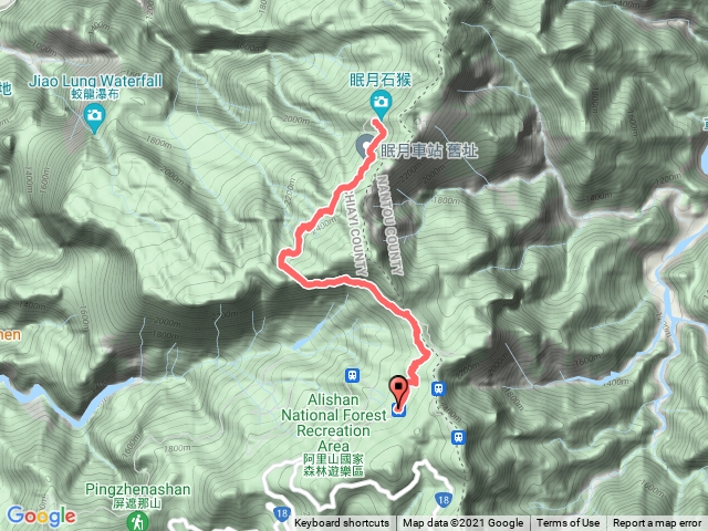 烏眉登山團之眠月線