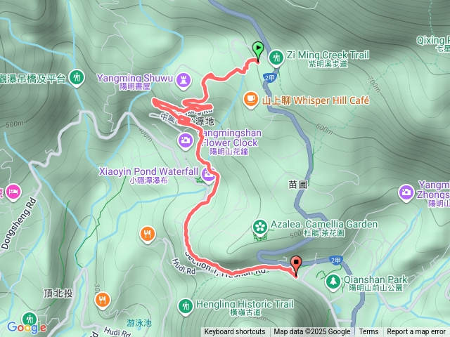 陽明山紫明溪溫泉露頭