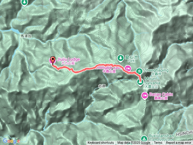 九九山莊大霸尖山來回1141014