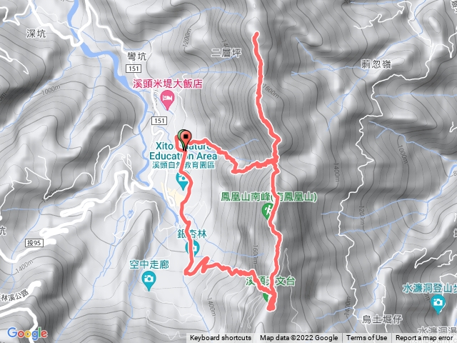 溪頭鳳凰山、南鳳凰山（台演山）O走