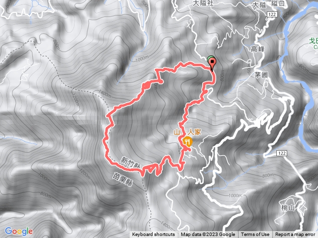 鵝公髻山O行走第二登山口