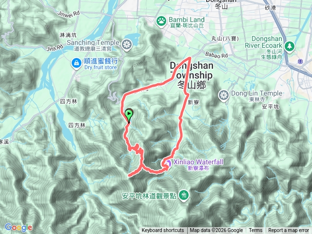 舊寮溪瀑布-新舊寮溪山徑步道-新寮溪瀑布預覽圖