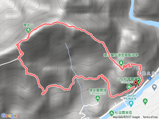 1100123東卯東南稜串德芙蘭步道(松鶴捷徑)