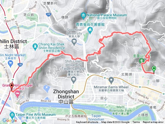 金面山到劍潭站