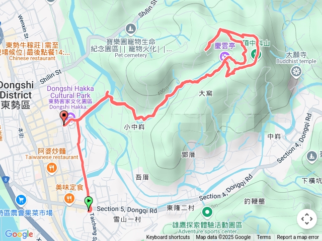 東勢小中嵙登山步道預覽圖