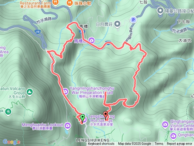 中湖山直通馬槽橋再上七股山O