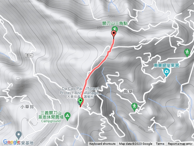 小百岳集起來出關古道：聖關段(關刀山步道)202310101225