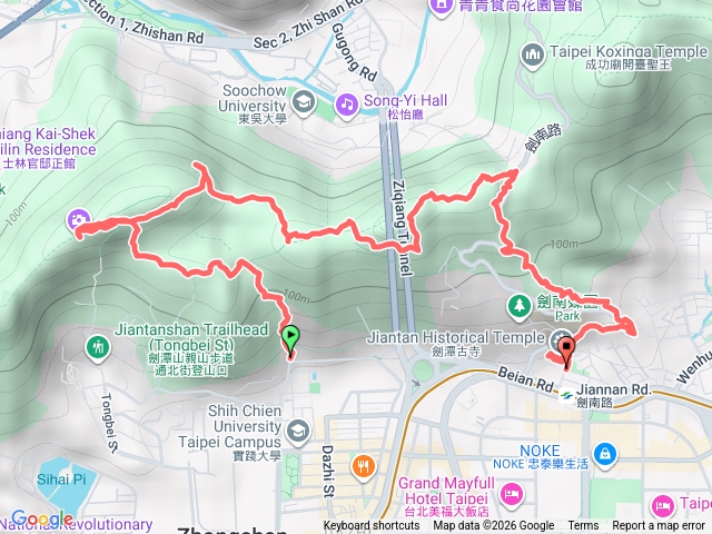 文間山(實踐大學上-老地方-西南峰-格物台-劍潭古寺下)預覽圖