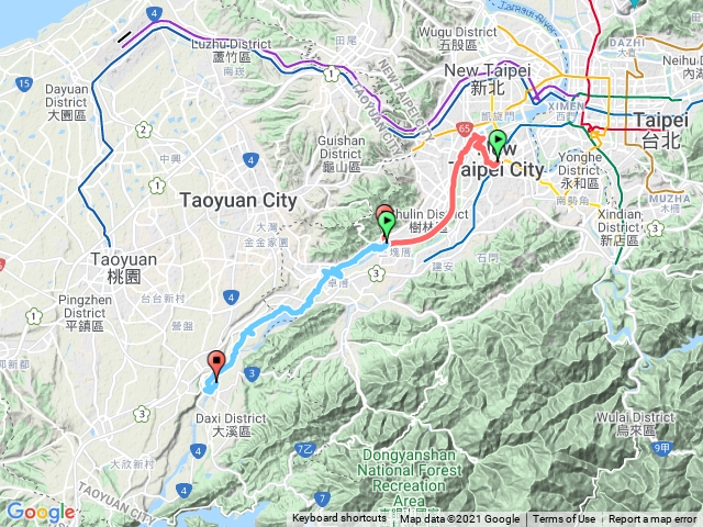 2021/10/31板橋站到大溪老街youbike