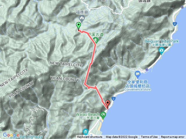 烏山越嶺石空古道