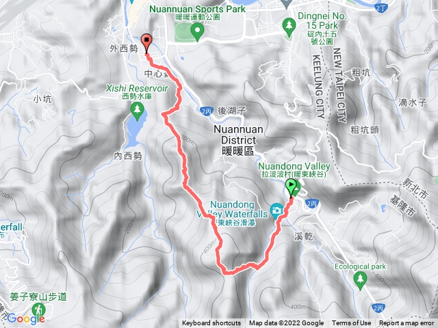 暖暖 暖東峽谷+東勢大崙+東勢坑山+觀音湖山