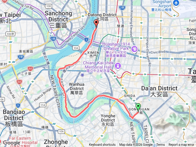 公館捷運站-大稻埕碼頭