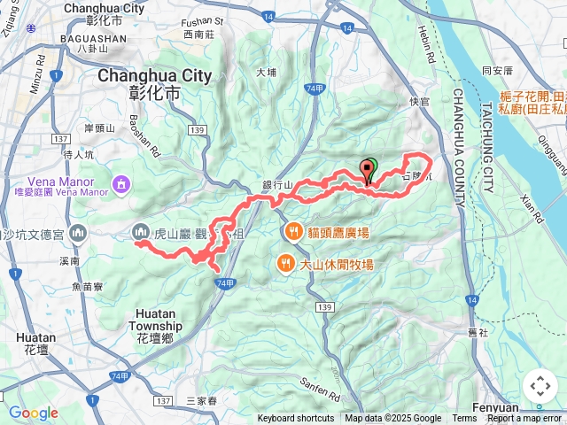 石牌社區老樹群、親水登山步道～花壇虎山岩寺大嶺巷4132號步道O遶