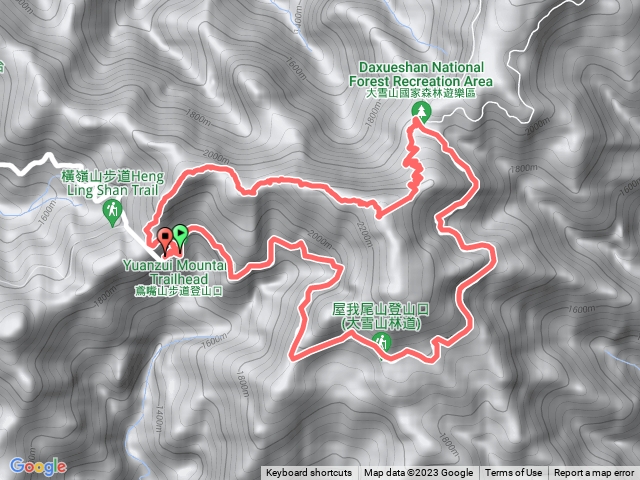 小百岳集起來鳶嘴稍來山國家步道20230117140507