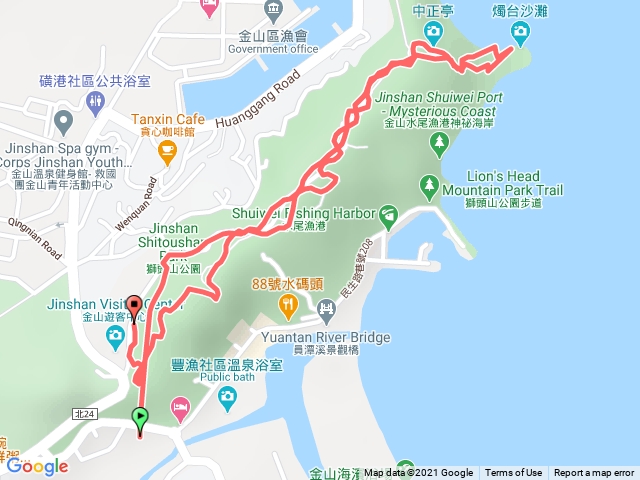 金山獅頭山路徑