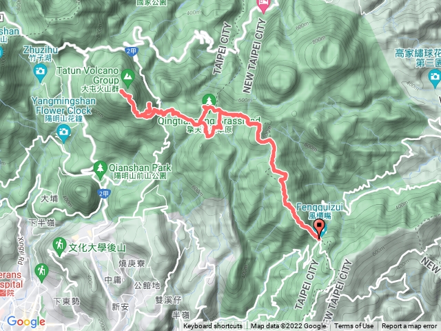 陽明山：風櫃嘴-七星山