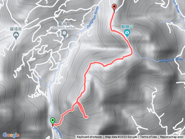 劍文溪橋增綁繩上劍文山 順走石厝