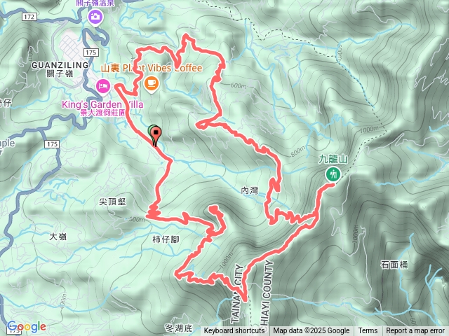 紅葉公園路段上雞胸、九龍、大凍、雞籠山一圈預覽圖